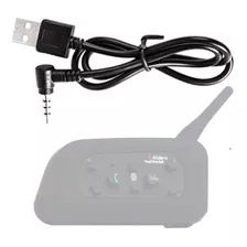 Cabo Usb P2 Para Carregar Intercomunicador V6 V4 Capacete