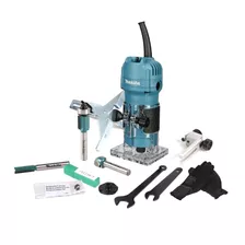 Tupia Laminadora Manual 3709 530w + 3 Fresas 1/4 Makita