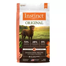 Alimento Instinct Original Para Perro Adulto Todos Los Tamaños Sabor Salmón En Bolsa De 1.8kg