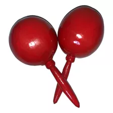 Especial 25 Par Maracas Roja Artesanal