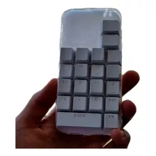 Funda Tipo Teclado Trasero Para iPhone 13 Pro Blanca 