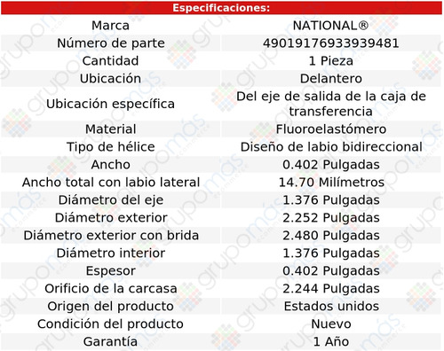 Retn Caja Transferencia Del National Envoy Xuv 04 A 05 Foto 3