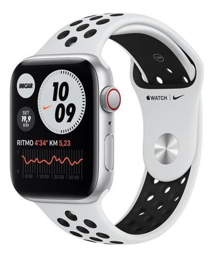 Apple Watch Se Nike Gps Cellular 44mm Caixa De Alumínio