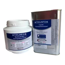 Resina Acrílica Termopolimerizante 1 Kg + 1 Lt Triunfo