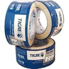 Kit C/ 3 Fitas Crepe Larga 48mm X 50m Uso Geral Tigre Profis Cor Branco