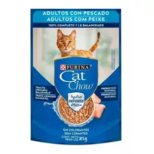 Purina Cat Chow Sachet Adultos Pescado 85 G