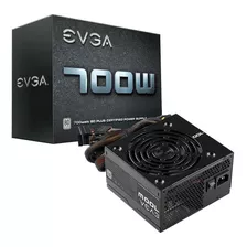 Fuente De Poder Para Pc Evga 700 W1 Black 100v/240v