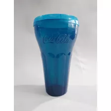 Coca Cola Mc Donalds Vaso C/ Tapa Azul