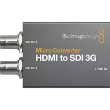 Microconvertidor Blackmagic Design Hdmi A Sdi 3g Psu (bm-...