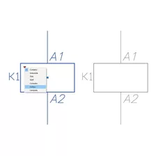 Blocos Dinâmicos Auto - Cad - Esquema P/ Comandos Elétricos