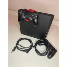 Consola Playstation 4 Sony Slim 500 Giga, Color Negro