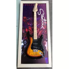Guitarra Eléctrica De Colección Firmada Por Carlos Santana