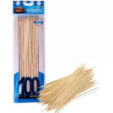 Palitos Brochette 25cm X 100 Unidades - Madera Cotillon