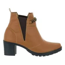 Bota Feminina Cano Curto Salto Grosso