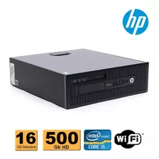 Cpu Hp Prodesk 600 Slim Intel Core I5 4ªg 16gb Ddr3 500gb-rw