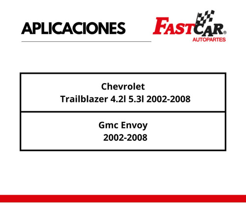 4 Amortiguadores Chevrolet Trailblazer 4.2l 5.3l 2002 2008 Foto 4