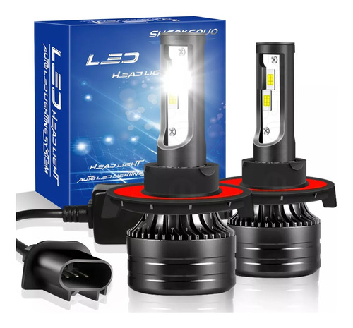 Kit De Faros Led 9007 De Alta Y Baja Intensidad, 6000 K