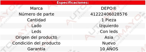 1_calavera Izquierda Depo C300 Mercedes-benz 2008-2011 Foto 4