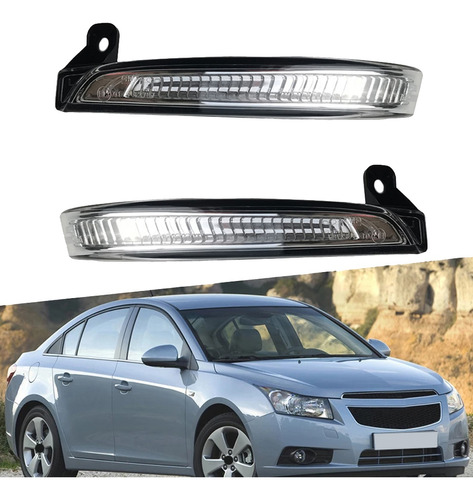 Luz Led De Espejo Retrovisor De Coche Para Chevrolet Cruze J Foto 2