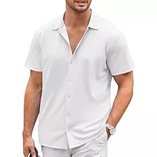 Coofandy Camisa Para Hombre Con Botones Y Vestido Elástico I
