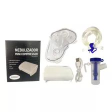 Mini Inalador Nebulizador Compressor Adulto Infantil Bivolt