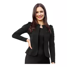 Blazer Feminino Casaquinho Acinturado Alê Vieira