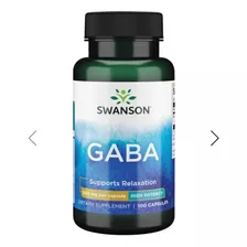 Gaba Swanson Alta Potencia 500mg Apoyo Sueño Reparador