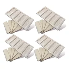 04 Moldes De Plástico Para Gesso 3d Tijolinho Com 5pçs 