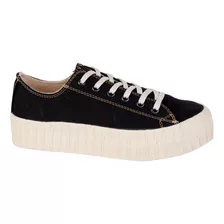 Tenis Casual La Pag Color Negro Para Mujer 0825