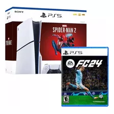 Consola Ps5 Slim Bundle Spiderman 2 + Fifa 2024 