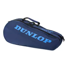 Estuche Bolso Para Club Dunlop Tennis 6 Raquetas Color Azul