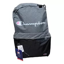 Mochila Backpack Champion Original Profesional Médium Grey, Escolar, Deportiva, Urbana