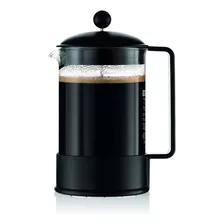 Cafetera Francesa Bodum De 1,5 L, Color Negro