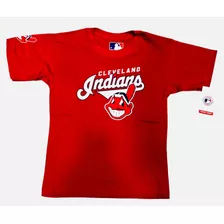 Camiseta Indians Mlb Para Niños
