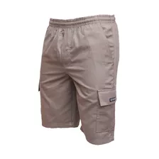 Kit 3 Bermudas Brim Elástico Cargo Plus Size Masculino Nova7