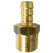 Niple Latão 1/2 Npt X 3/8 Bm