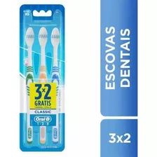Escova Dental Oral-b Classic Pague 2 E Leve 3 Unidades