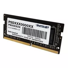 Memoria Ram Signature 16gb Patriot Psd416g320081s Sodimm Ddr