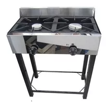 Anafe Industrial Eg 2 Hornallas 57 Cm Fundicion Acero Inox