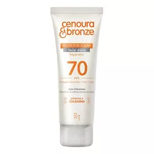 Protetor Solar Facial Cenoura & Bronze Fps 70 - Diário 50g