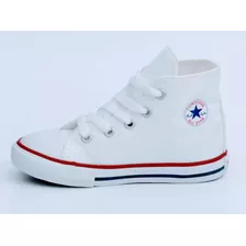 Botitas All Star. Infantiles. Blancas.