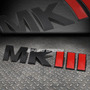 For Vw Mk Iii Golf/jetta Metal Bumper Trunk Grill Emblem Sxd