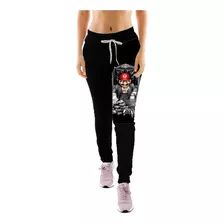 Calça Feminina De Moletom Mario Bad A1505