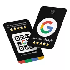 Cartão Inteligente Nfc Google Meu Negócio Review Dot Preto