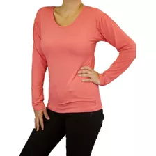 Camiseta Invierno Mujer. Forro Polar. Elasticada. Bamboo. 