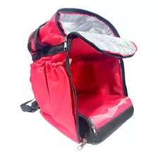 Capa Bag Motoboy Invertida Reforçada - Vermelha