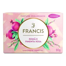 Sabão Em Barra Francis Vegetal Romã E Pimenta-rosa De 90 G