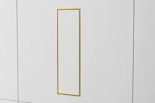 Porta Escova Sanitária Embutir Porcelanato Aço Inox Dourado Dourado