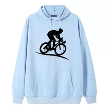 Blusa De Moletom Masculino E Feminino Canguru Bike Ciclista