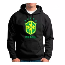 Blusa Moletom Forrado Copa Brasil+nome Persoalizado Opcional